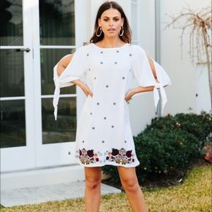 JAASE Clementine Embroidered Starry Night Dress